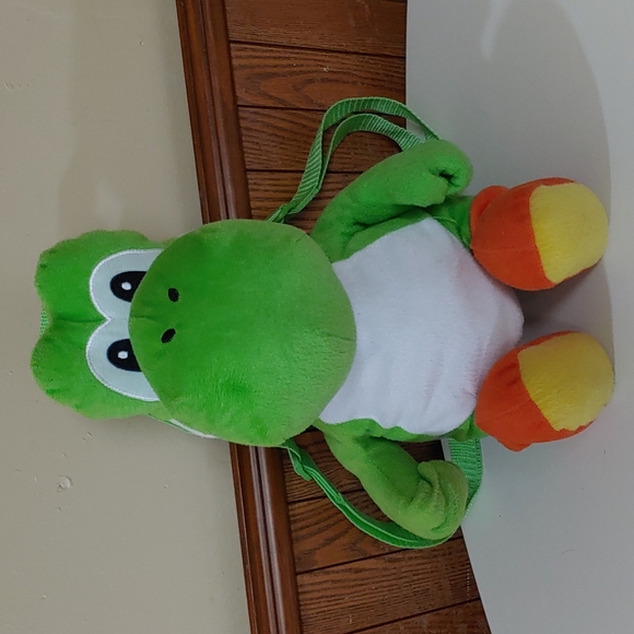 Nintendo Other - Nintendo Yoshi Stuffed Toy Vintage Backpack